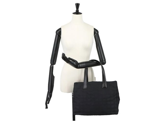 Borsa Chanel New Travel Line Tote MM Nero - vista 10