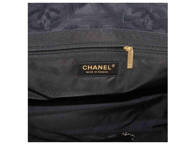 Borsa Chanel New Travel Line Tote MM Nero - vista 9