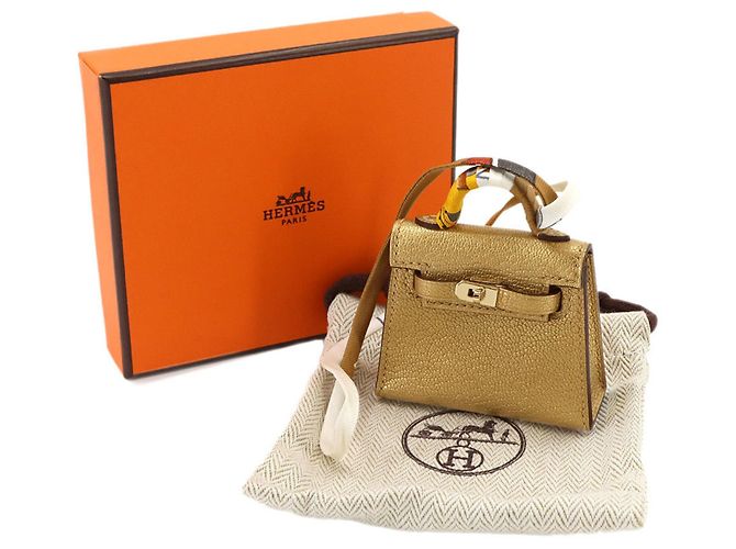Hermès Kelly Twilly Mini Handbag Charm D'oro - vista 2