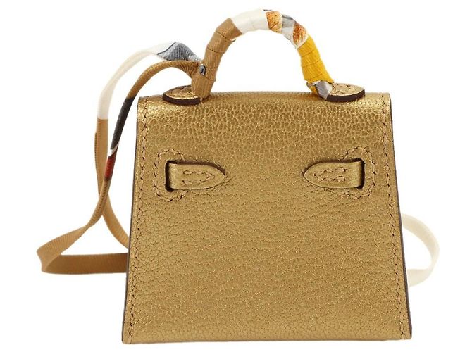 Hermès Kelly Twilly Mini Handbag Charm D'oro - vista 3