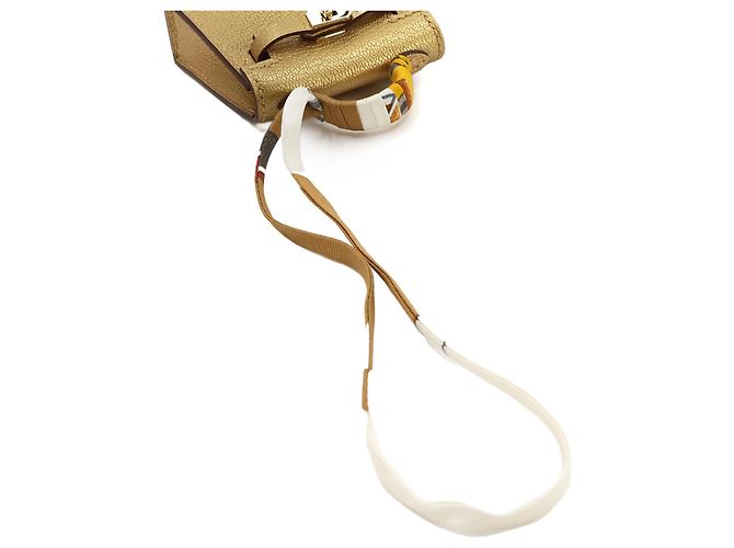 Hermès Kelly Twilly Mini Handbag Charm D'oro - vista 6