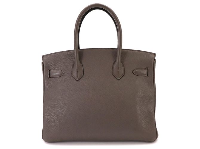 Hermès Borsa Hermes Birkin 30 in Etain Grigio - vista 2