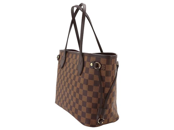 Borsa Tote Louis Vuitton Neverfull PM Damier Marrone Damier ebene - vista 4