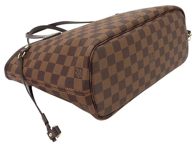 Borsa Tote Louis Vuitton Neverfull PM Damier Marrone Damier ebene - vista 5