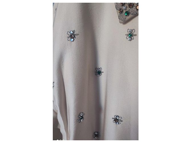 Cappotto Prada Beige con Cristalli - vista 7