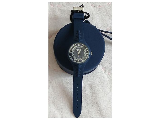 Orologio Versus Versace Quartz Gomma Blu - vista 2