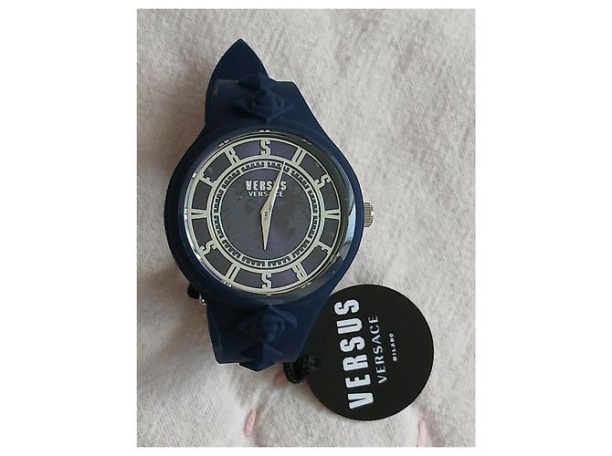 Orologio Versus Versace Quartz Gomma Blu - vista 3