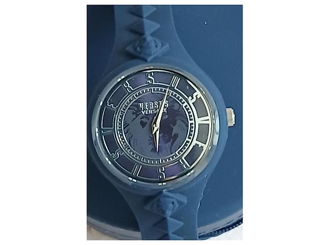 Orologio Versus Versace Quartz Gomma Blu - vista 4