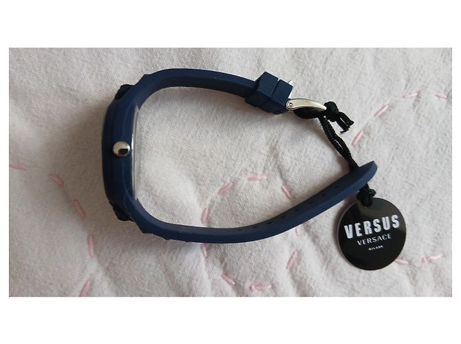 Orologio Versus Versace Quartz Gomma Blu - vista 7