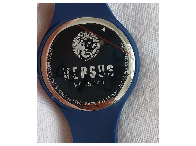 Orologio Versus Versace Quartz Gomma Blu - vista 8