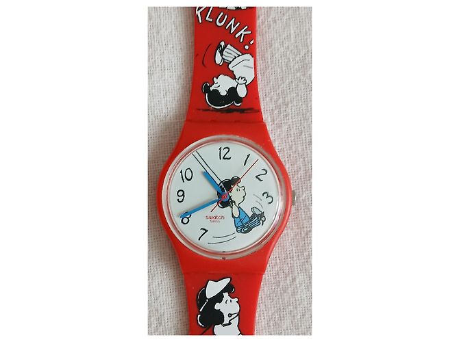 Autre Marque Reloj Swatch Peanuts Klunk! Roja Multicolor - vista 3