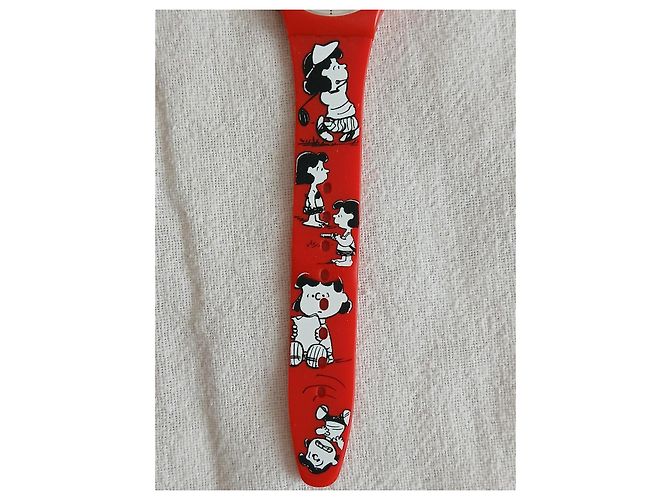 Autre Marque Reloj Swatch Peanuts Klunk! Roja Multicolor - vista 5
