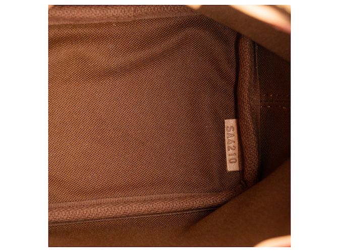 Noe LOUIS VUITTON - Borsa a tracolla Noé Nano Louis Vuitton in tela monogram coated Marrone - vista 7