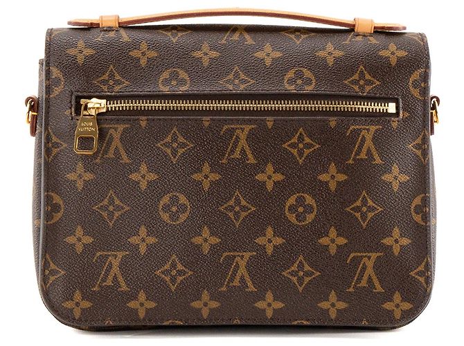 LOUIS VUITTON - Borsa a tracolla Métis Louis Vuitton in tela monogram recubierta Marrone - vista 3