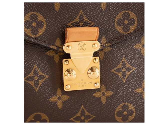 LOUIS VUITTON - Borsa a tracolla Métis Louis Vuitton in tela monogram recubierta Marrone - vista 5