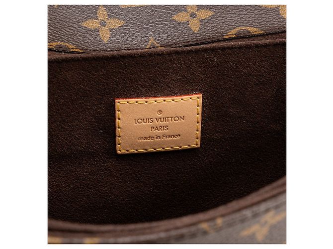 LOUIS VUITTON - Borsa a tracolla Métis Louis Vuitton in tela monogram recubierta Marrone - vista 7
