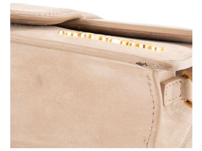 JACQUEMUS - Borsa a tracolla Bambino Jacquemus in camoscio grigio - vista 5
