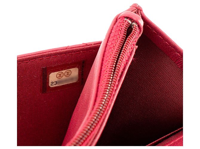 CHANEL - Borsa a tracolla Wallet On Chain Trendy CC Chanel in pelle liscia rosa - vista 10