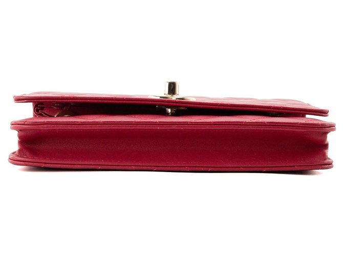 CHANEL - Borsa a tracolla Wallet On Chain Trendy CC Chanel in pelle liscia rosa - vista 4