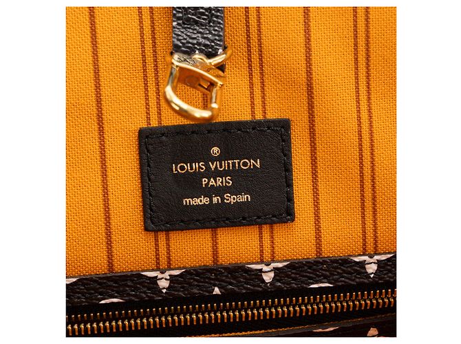 LOUIS VUITTON - Borsa tote Neverfull MM Giant Jungle Léopard Louis Vuitton in toile enduite monogrammée edizione limitata - vista 6