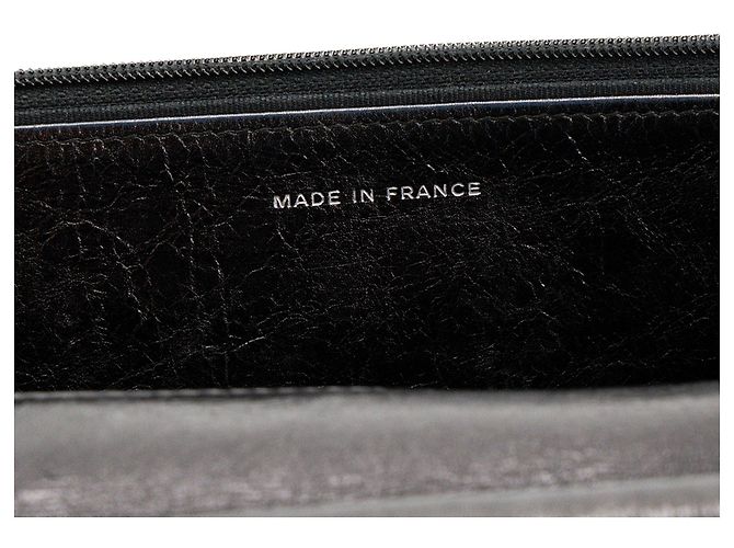 CHANEL - Borsa a tracolla Wallet On Chain 2.55 in pelle stropicciata nera Nero - vista 6
