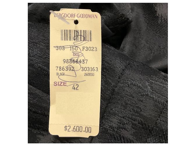 Abito midi in jacquard a maniche lunghe Gucci nero - vista 5
