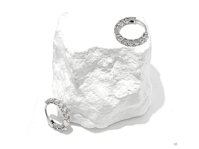 Tiffany & Co. Pendientes de botón Platino 950 Diamantes 1,51 ct Lujo - vista 3