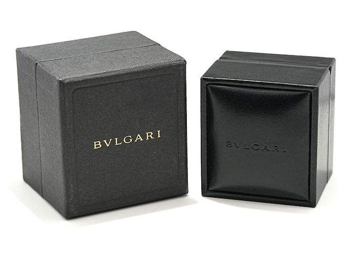 Bulgari Monologo Ring Weißgold 750/18K Diamant Pavé 0,90 ct Gr. 56 Massiv mit Box Luxus - Ansicht 2