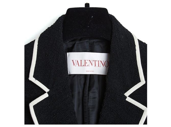 Valentino Oversize Blazer Schwarze Wolle - Ansicht 2