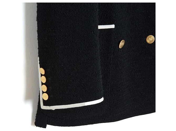 Valentino Oversize Blazer Schwarze Wolle - Ansicht 4