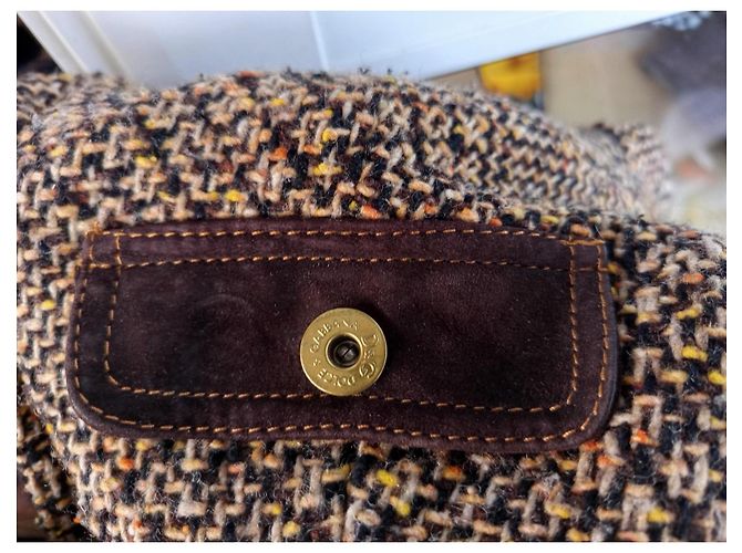 Abrigo Dolce & Gabbana Tweed y Denim Multicolor - vista 13