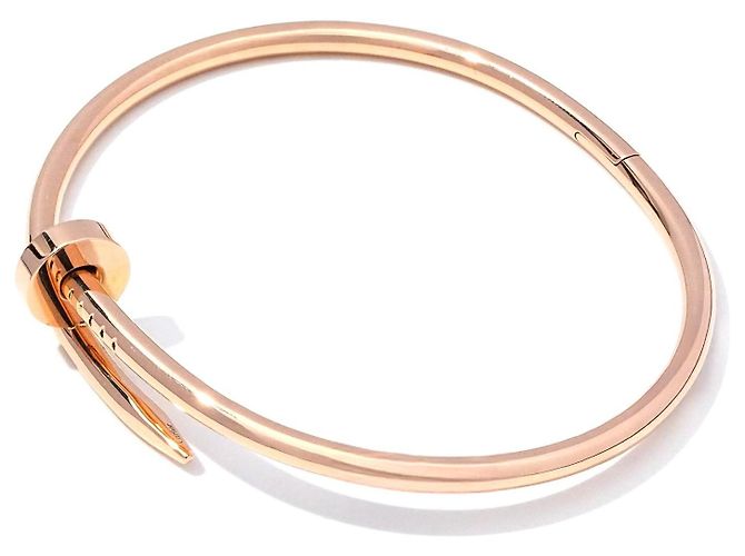Cartier Juste un Clou Bracciale Oro Rosa 750/18K Mis. 20 Rigido Chiodo Lusso D'oro - vista 4
