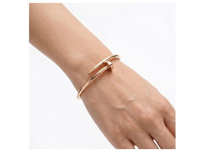 Cartier Juste un Clou Bracciale Oro Rosa 750/18K Mis. 20 Rigido Chiodo Lusso D'oro - vista 6