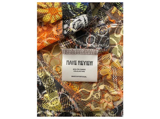 Autre Marque Top Rave Review Nirvana Lace in rete - vista 3