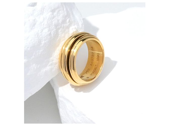 Piaget Possession Ring Gelbgold 750/18K Vintage 1990 Gr. 54 Full Set mit Box - Ansicht 3