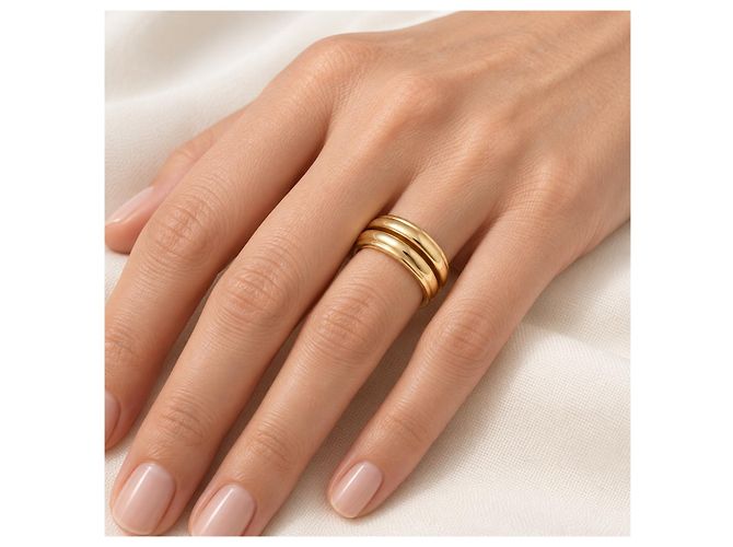 Piaget Possession Ring Gelbgold 750/18K Vintage 1990 Gr. 54 Full Set mit Box - Ansicht 4