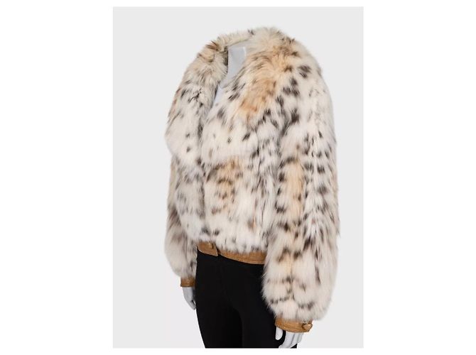 Valentino Cropped Coat with eather Sz.42 Pre-owned - view 2