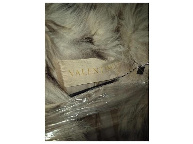 Valentino Cropped Coat with eather Sz.42 Pre-owned - view 7