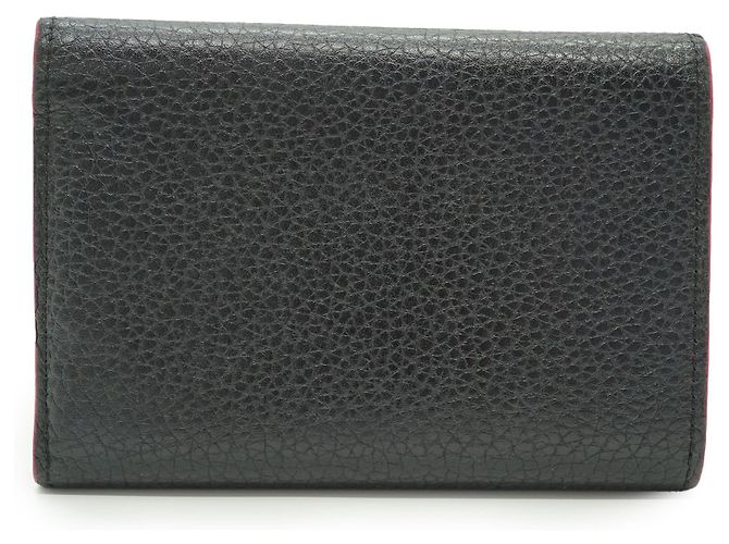 Louis Vuitton Bicolor Leather Capucines Taurillon Compact Wallet Black - view 2