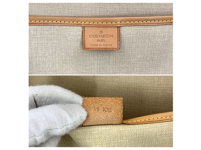 Louis Vuitton Vintage Brown Monogram Canvas Excursion Reisetasche Handtasche Braun - Ansicht 6