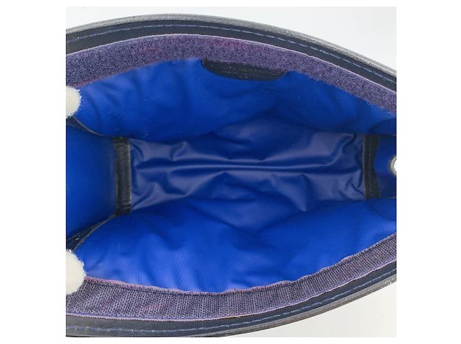 Gucci Vintage Blue Canvas Monogram GG Supreme Web Ophidia Clutch Blau - Ansicht 5