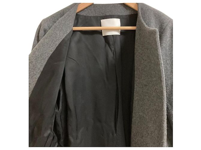 Autre Marque Kragenlose Jacke AP STUDIO Braun - Ansicht 3