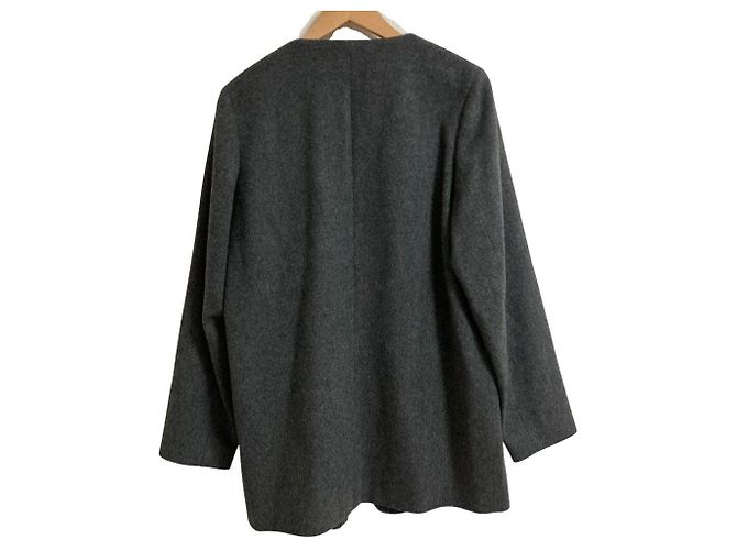 Autre Marque Kragenlose Jacke AP STUDIO Braun - Ansicht 4