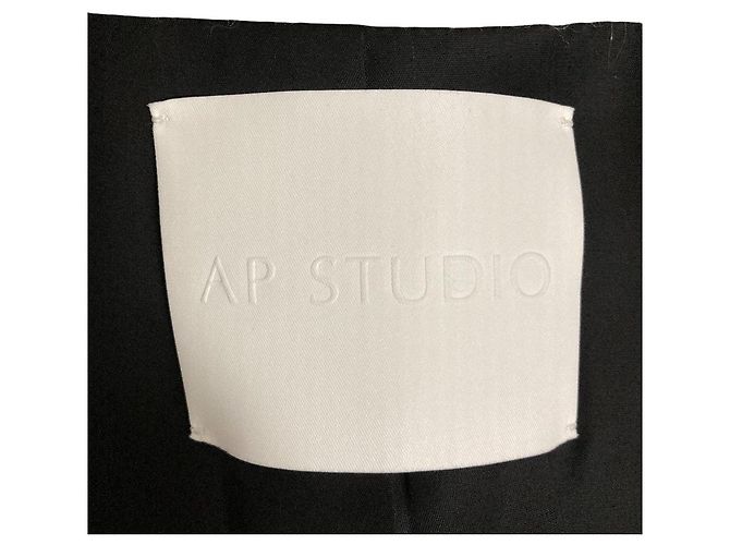Autre Marque Kragenlose Jacke AP STUDIO Braun - Ansicht 5