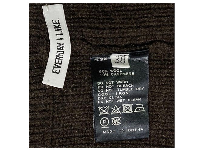 Autre Marque EVERYDAY I LIKE. Azeknit Hose Braun - Ansicht 3