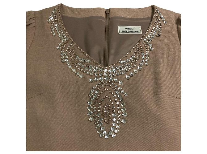 Autre Marque GRACE CONTINENTAL Kleid aus Woll-Angora - Ansicht 6