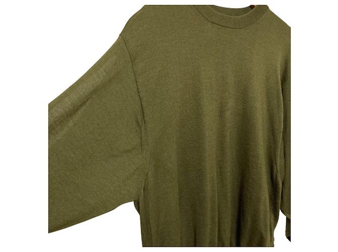 Givenchy Strickpullover aus Wolle und Seide Grün - Ansicht 2