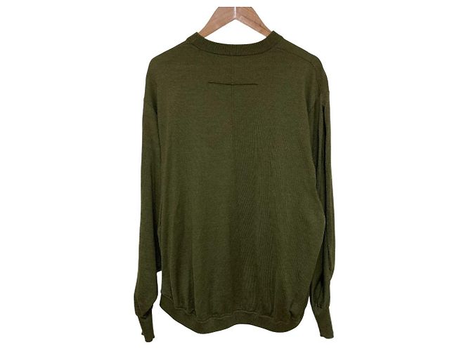 Givenchy Strickpullover aus Wolle und Seide Grün - Ansicht 3