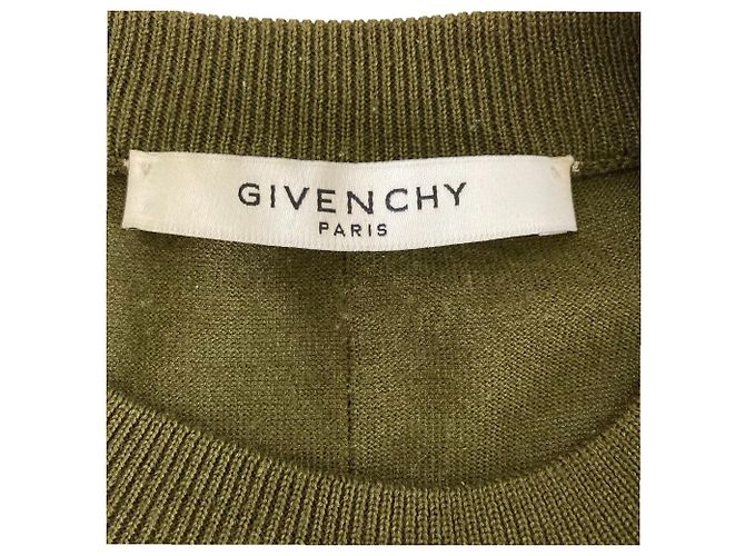 Givenchy Strickpullover aus Wolle und Seide Grün - Ansicht 4