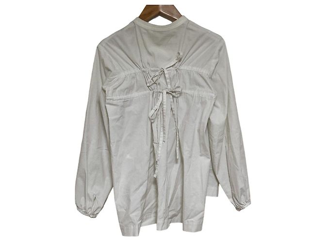 Autre Marque yori Camicia Pullover a Collo Coreano in Cotone - vista 3